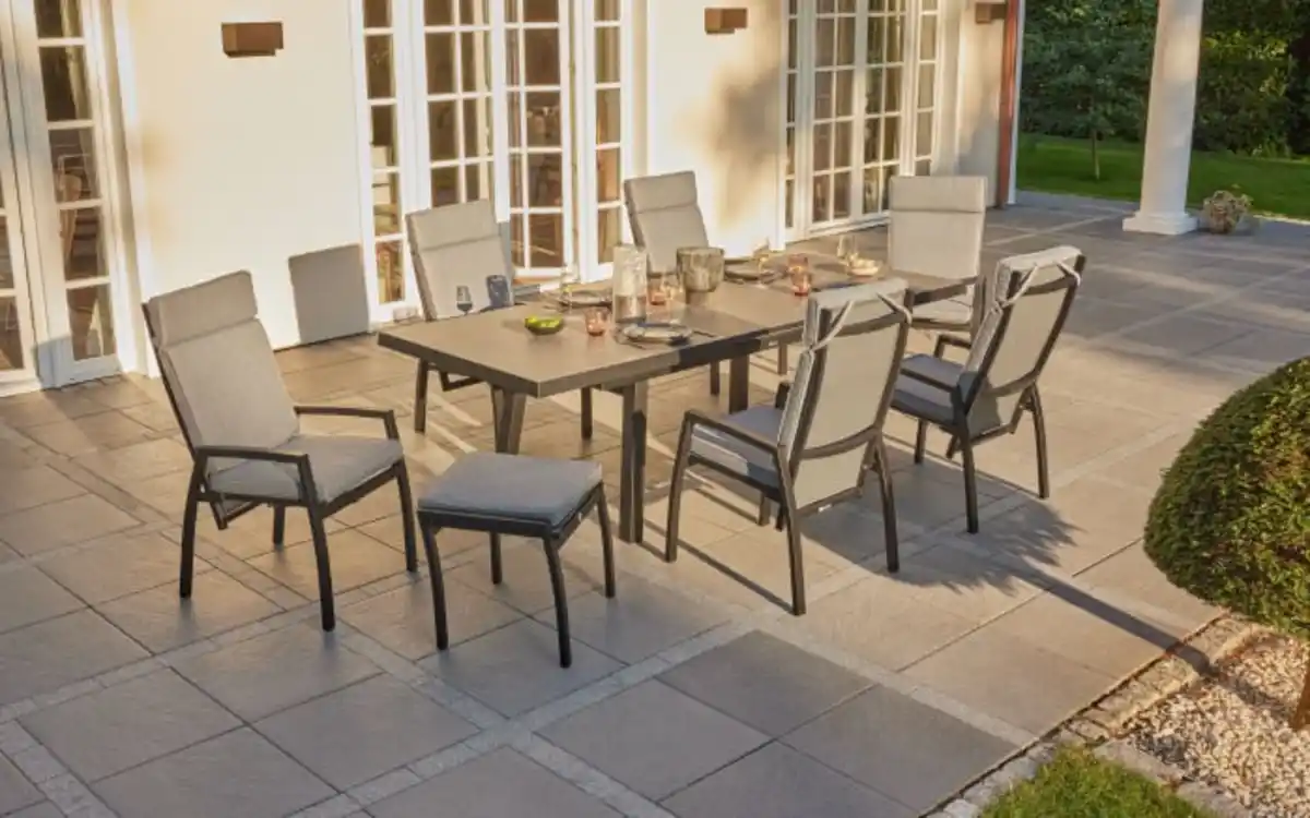 Bild 4 von Ausziehtisch Sondrino, Keramik/Aluminium, anthrazit