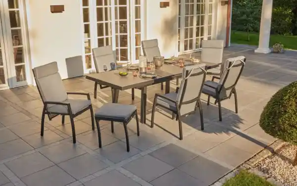 Bild 4 von Ausziehtisch Sondrino, Keramik/Aluminium, anthrazit