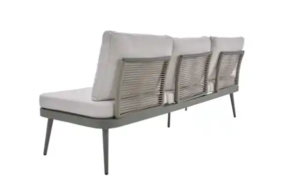 Bild 3 von Gartensofa Rieti, grau/beige, inkl. Kopfteilverstellung vorstehend rechts