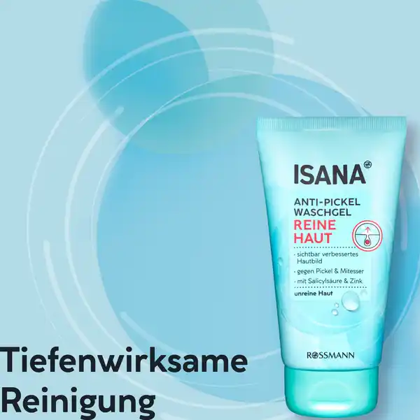 Bild 4 von ISANA reine Haut Anti-Pickel Waschgel, 150 ml