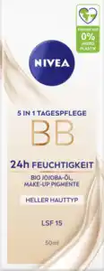 NIVEA BB 5in1 Tagespflege Heller Hauttyp LSF15, 50 ml