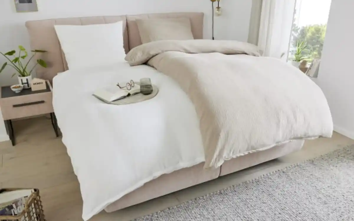 Bild 3 von Bettwäsche-Set, silver grey, 155 x 220 cm