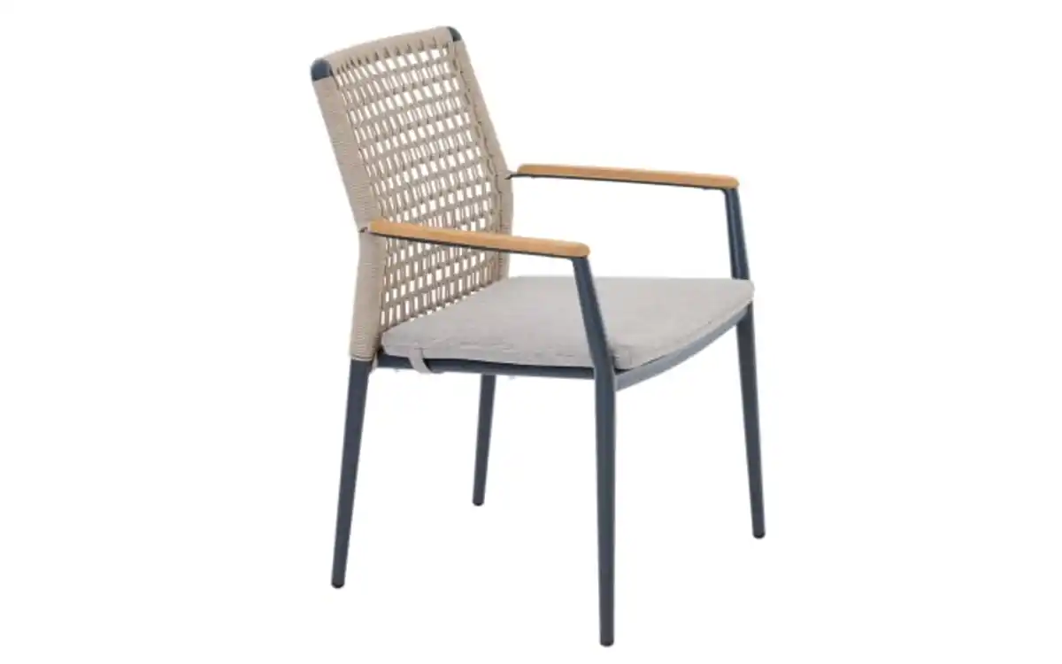 Bild 2 von Stapelstuhl Latea, taupe/anthrazit