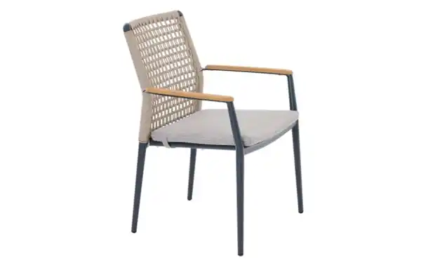 Bild 2 von Stapelstuhl Latea, taupe/anthrazit