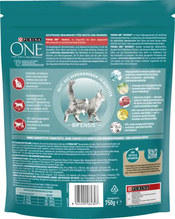 Bild 2 von Purina ONE STERILCAT Rind Trockenfutter, 750 g