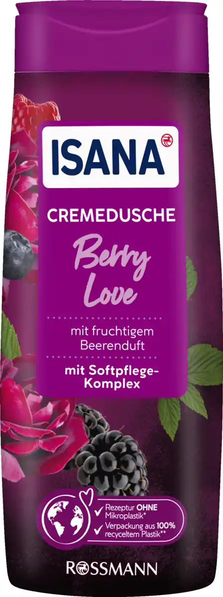 Bild 1 von ISANA Cremedusche Berry Love, 300 ml
