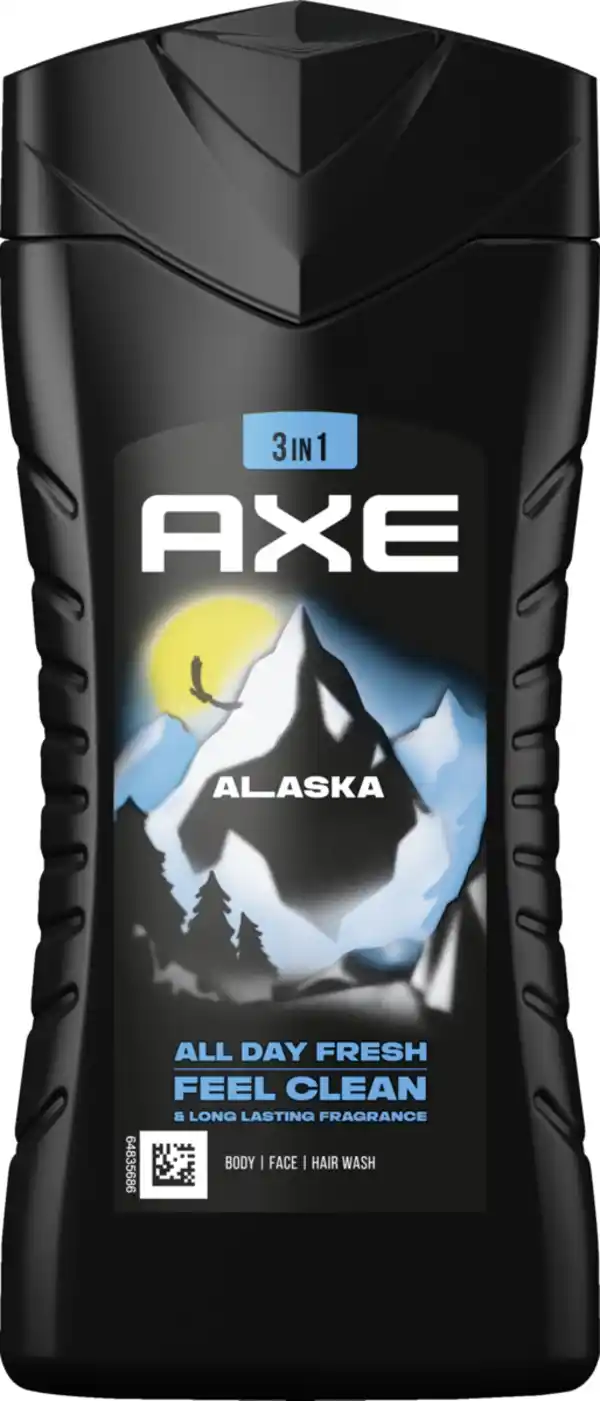 Bild 1 von AXE 3in1 Duschgel Alaska, 250 ml