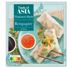 TASTE OF ASIA Reispapier*