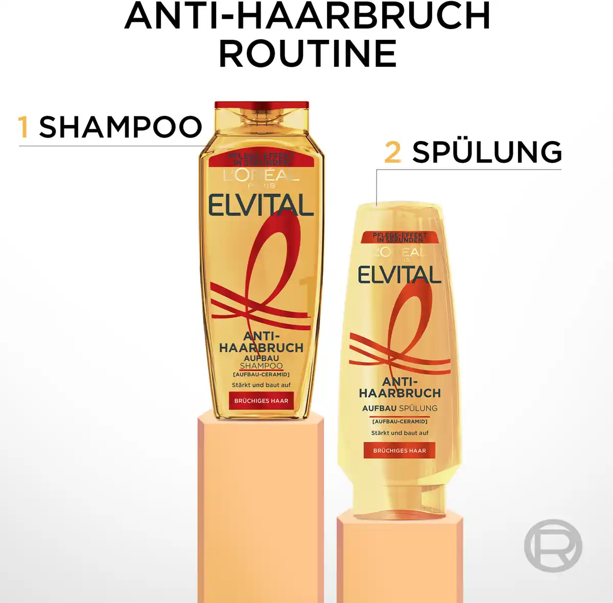Bild 4 von L’Oréal Paris Elvital Anti-Haarbruch Pflegendes Aufbau-Shampoo, 300 ml