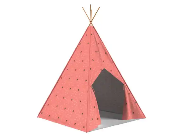 Bild 4 von Playtive Tipi Spielzelt Waldtiere, aus massivem Kiefernholz