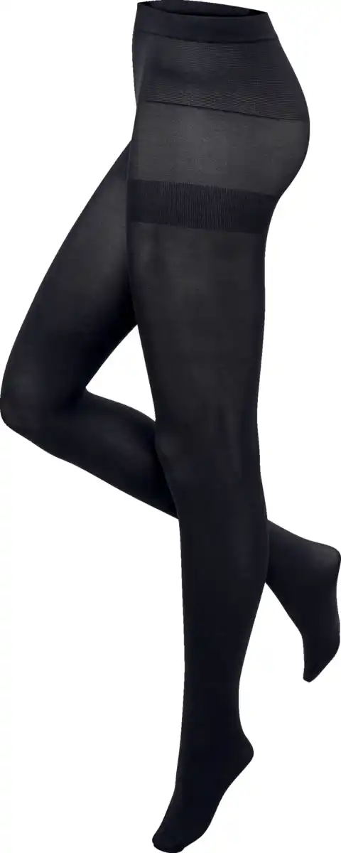 Bild 2 von under2wear Strumpfhose ultrablickdicht 100den GRS schwarz Gr. M (40/42)