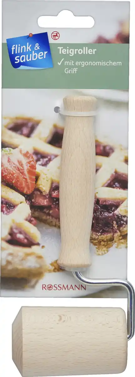 Bild 1 von flink & sauber Teigroller klein, Holz