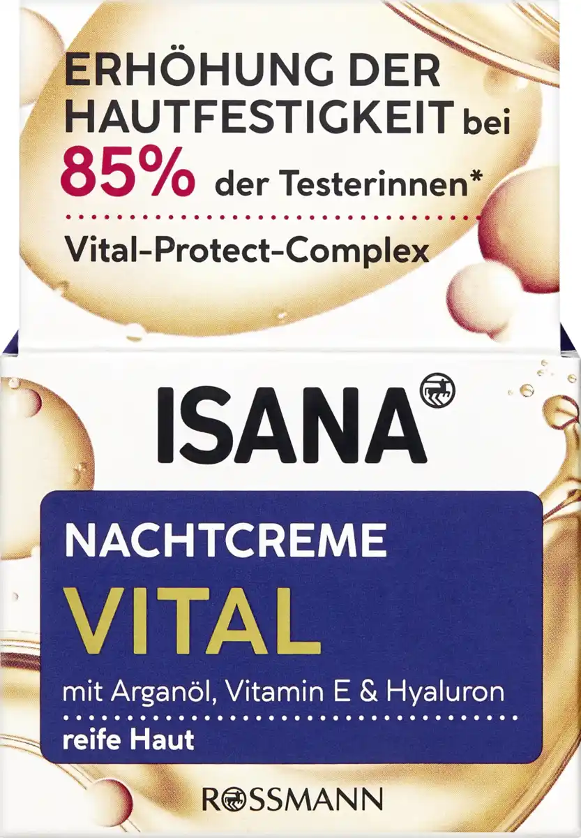 Bild 1 von ISANA Vital Nachtcreme, 50 ml