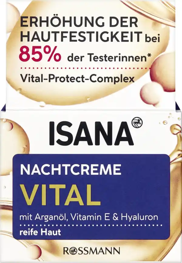 Bild 1 von ISANA Vital Nachtcreme, 50 ml