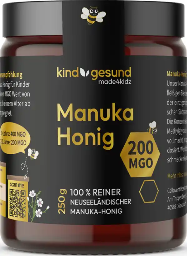 Bild 1 von kindgesund Manuka Honig MGO 200+, 250 g