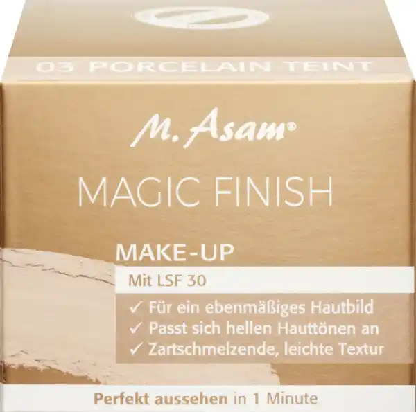 Bild 2 von M. Asam MAGIC FINISH Make-Up Porcelain Teint LSF 30, 30 ml