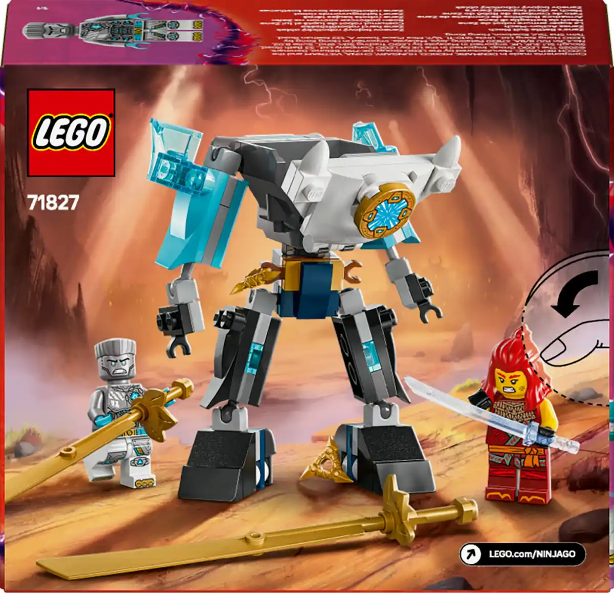 Bild 3 von LEGO NINJAGO 71827 Zanes Action-Mech
