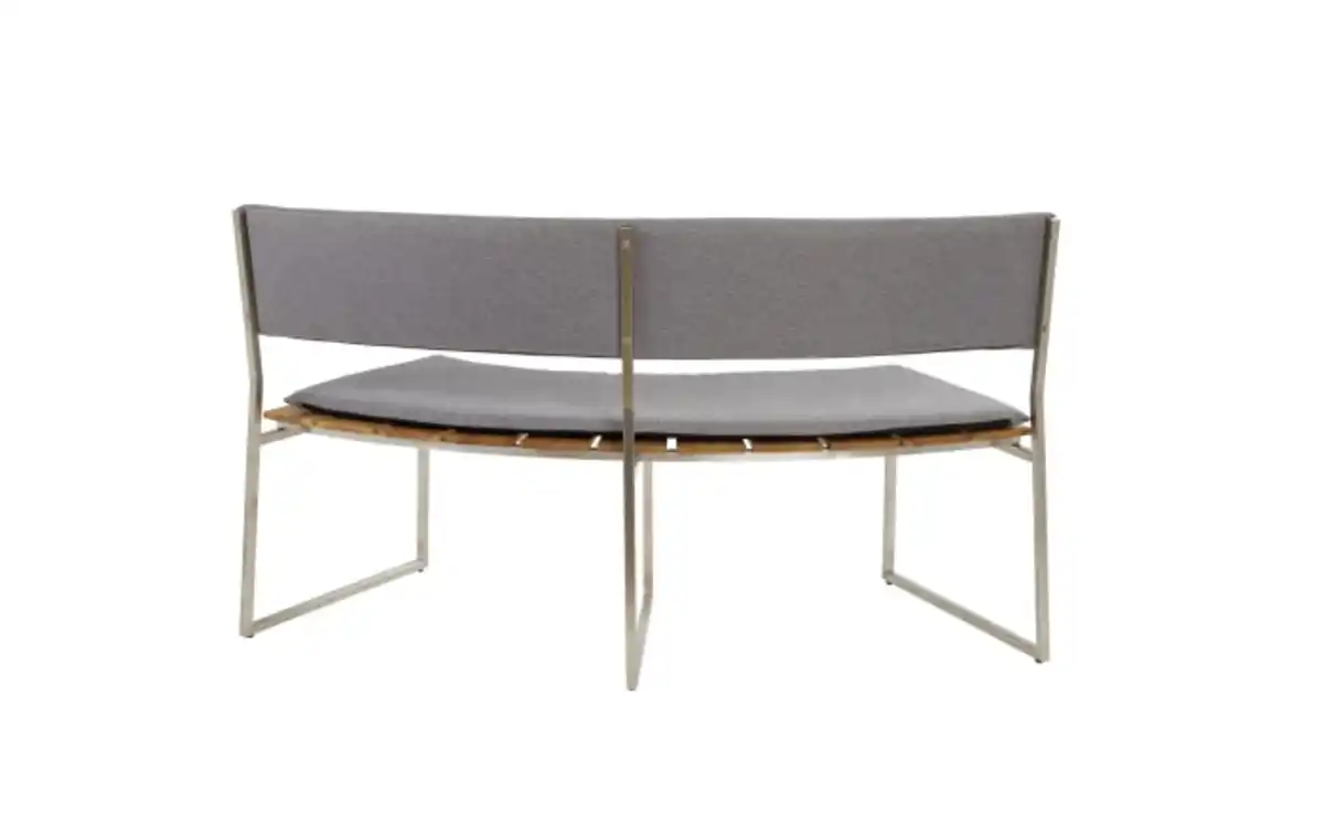 Bild 4 von Gartenbank Richmond, Teakholz/silberfarbig