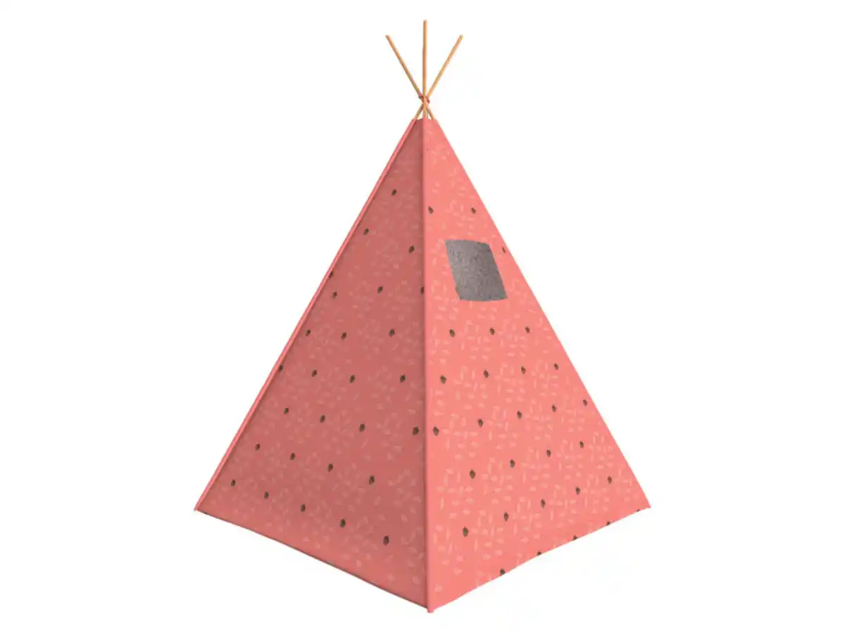Bild 3 von Playtive Tipi Spielzelt Waldtiere, aus massivem Kiefernholz