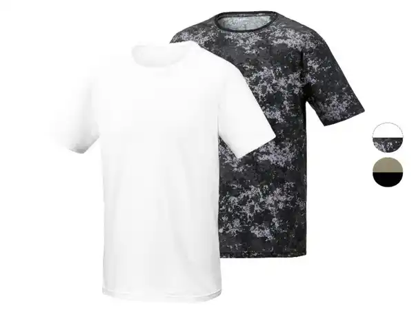 Bild 1 von PARKSIDE® Herren T-Shirt, 2 Stück, reine Bio-Baumwolle