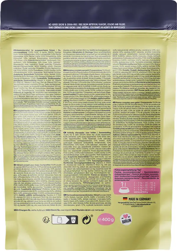 Bild 2 von Pets Deli Trockenfutter Extra Meat Huhn & Lachs mit Kichererbsen und Linsen, 400 g