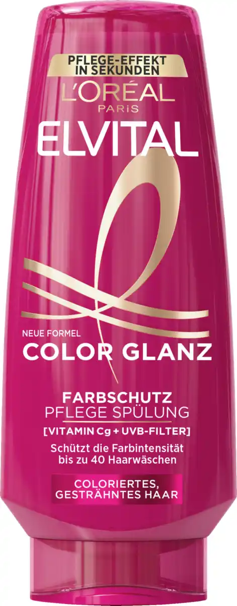 Bild 1 von L’Oréal Paris Elvital Color Glanz Farbschutz Pflege Spülung, 250 ml