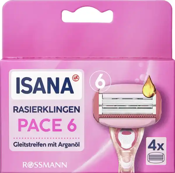 Bild 1 von ISANA Pace 6 Rasierklingen