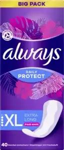 Always Daily Protect Slipeinlagen Extra Long mit Frischeduft Big Pack