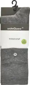 under2wear Bambuskniestrumpf anthrazit 39/42