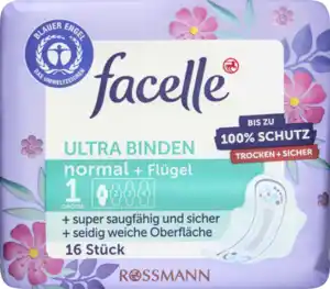 facelle Ultra-Binden normal mit Flügeln