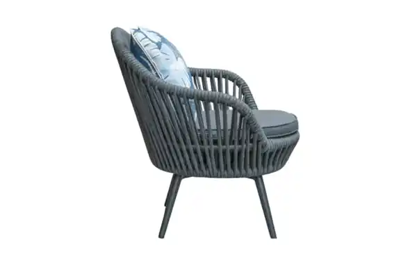 Bild 2 von Loungedrehsessel Bari, anthrazit/dunkelgrau, inkl. Kissen