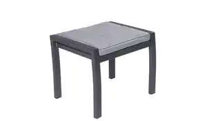 Hocker Sondrino, silber/hellgrau