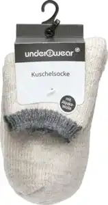 under2wear Kuschelsocke Alpaka anthrazit-melange Gr. 35/38