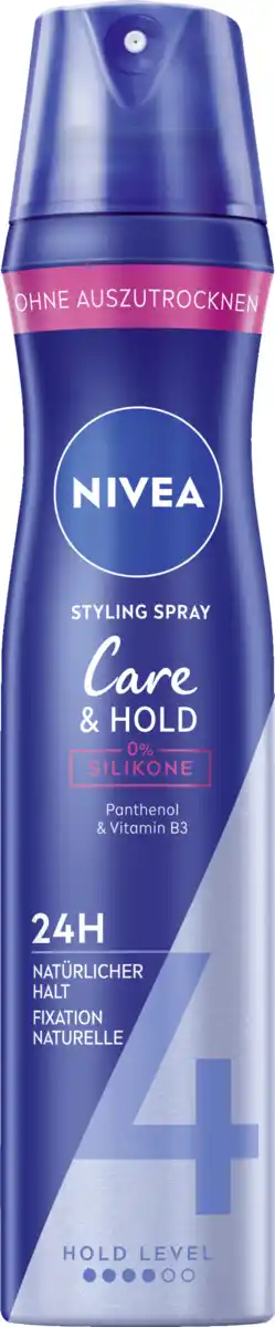 Bild 1 von NIVEA Pflege & Halt Haarspray regenerierend, 250 ml