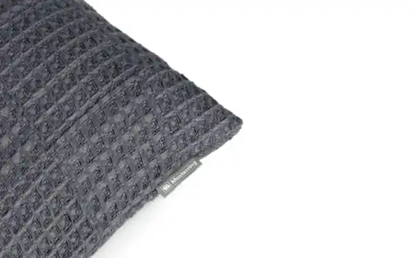 Bild 3 von Zierkissenhülle Waffle, anthrazit, 30 x 50 cm