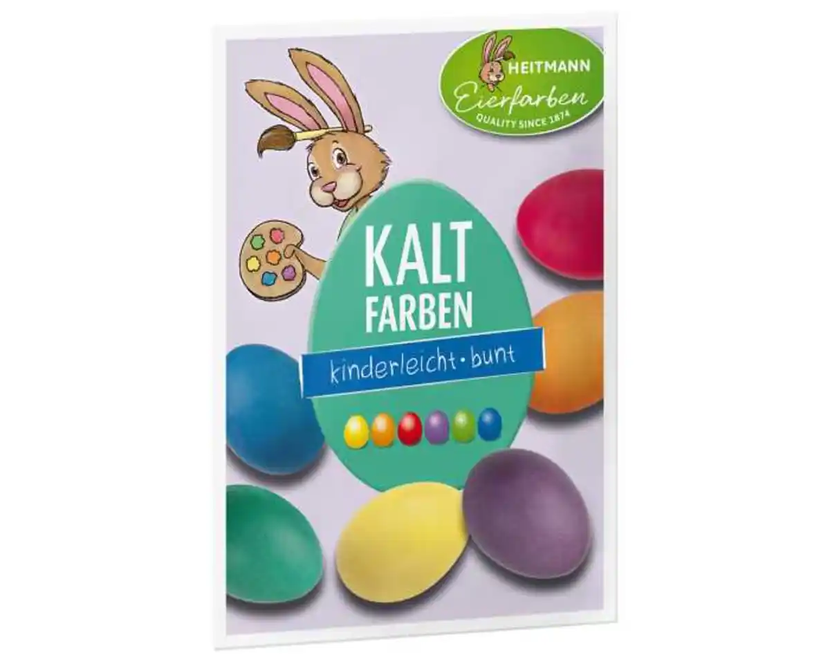 Bild 1 von Eierfarben Kalt 6 Blättchen