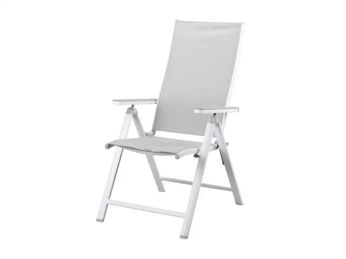 Bild 2 von LIVARNO home Alu-Hochlehner »Houston«, 2 Stück, weiß/hellgrau