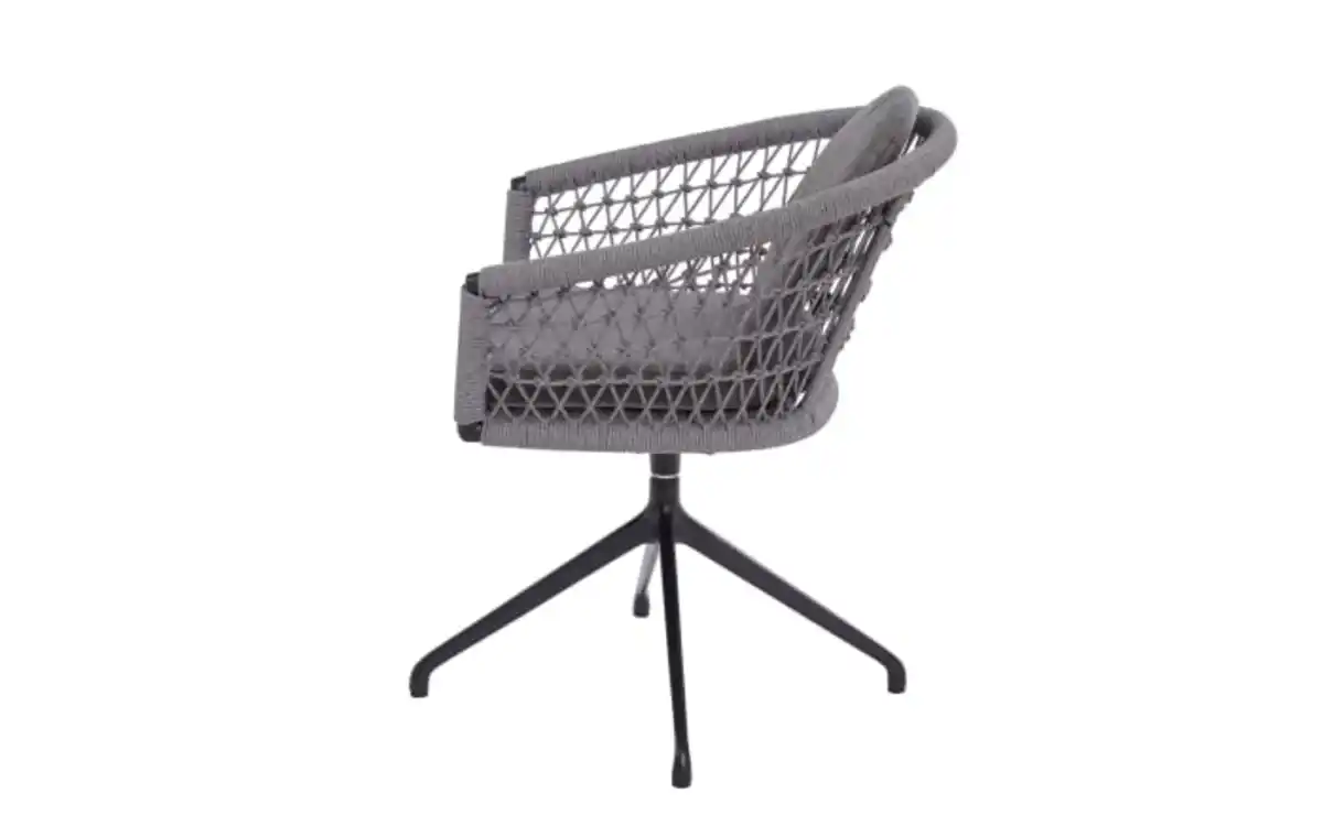 Bild 4 von Gartendrehstuhl Riverton, anthrazit/grau