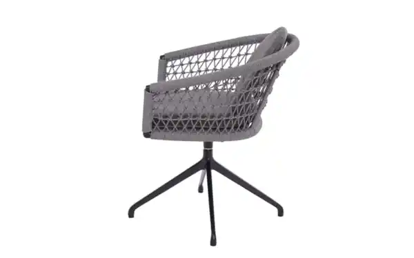 Bild 4 von Gartendrehstuhl Riverton, anthrazit/grau