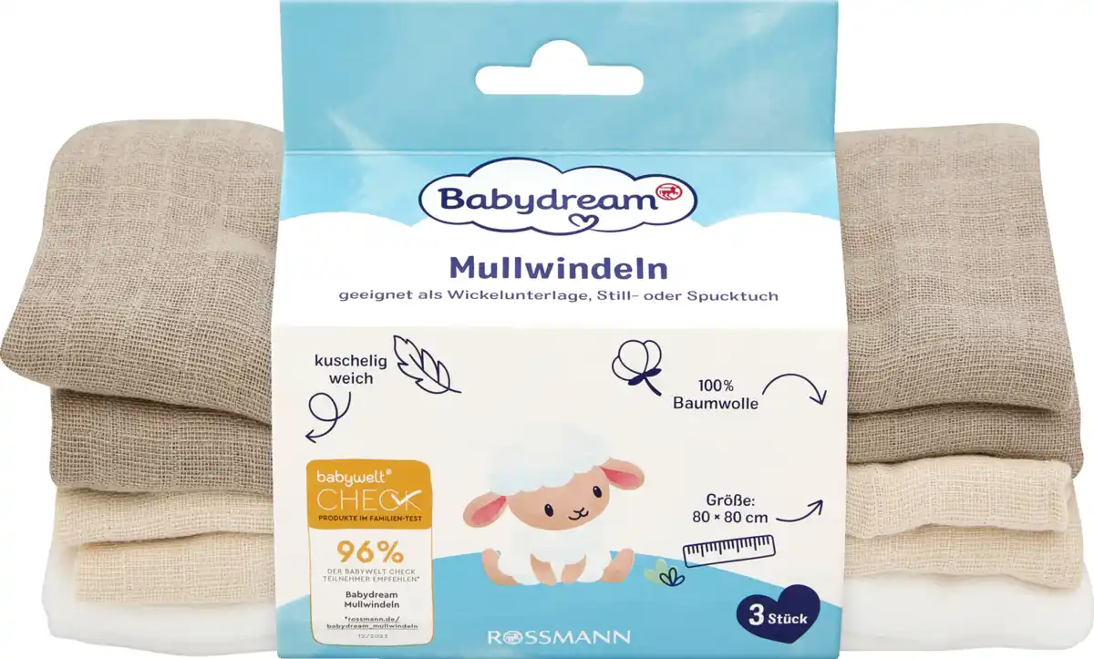 Bild 2 von Babydream Mullwindeln