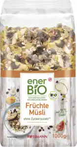 enerBiO Früchte Müsli, 1.000 g