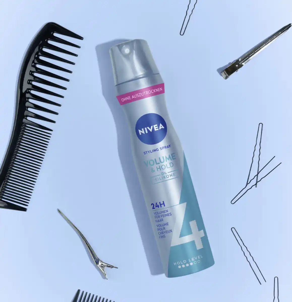 Bild 4 von NIVEA Volumen Pflege Haarspray, 250 ml