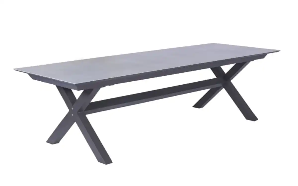 Bild 1 von Ausziehtisch Vancouver, Keramik/Aluminium, anthrazit, 280 cm