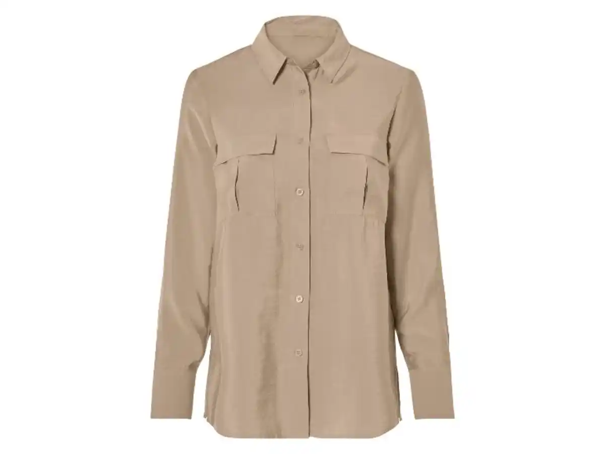 Bild 2 von esmara® Damen Bluse, mit Seitenschlitzen