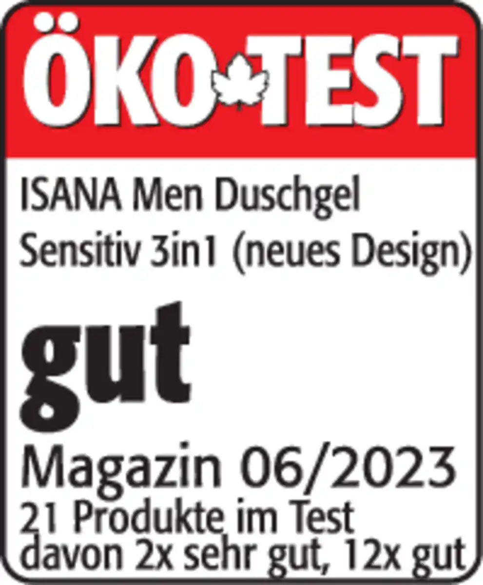 Bild 2 von ISANA MEN 3in1 Duschgel sensitiv, 300 ml