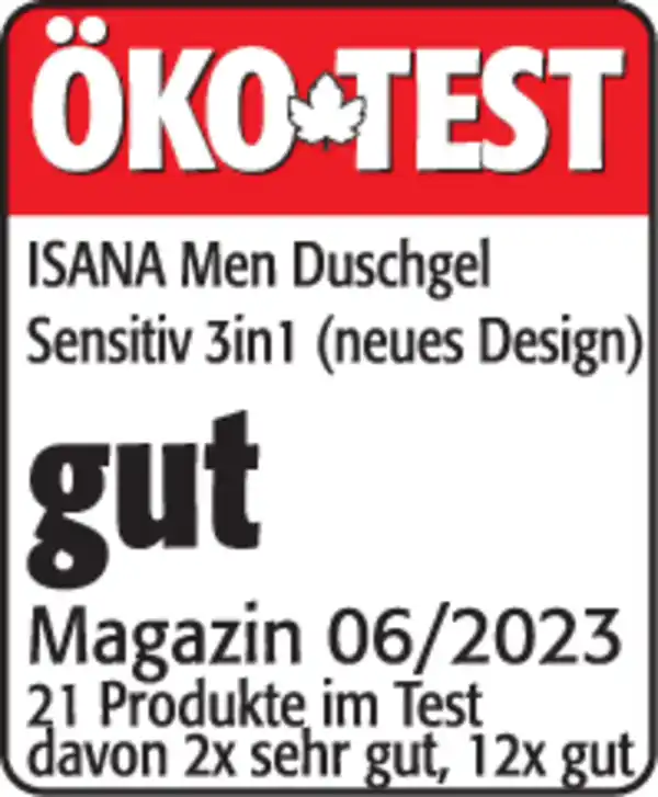 Bild 2 von ISANA MEN 3in1 Duschgel sensitiv, 300 ml