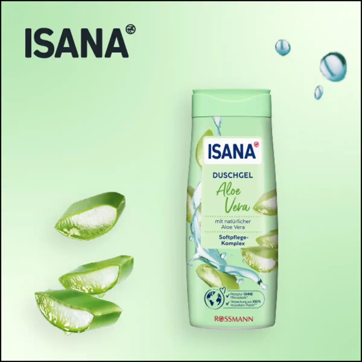 Bild 2 von ISANA Duschgel Aloe Vera, 300 ml