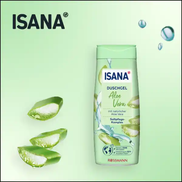 Bild 2 von ISANA Duschgel Aloe Vera, 300 ml