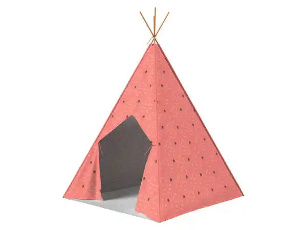 Bild 2 von Playtive Tipi Spielzelt Waldtiere, aus massivem Kiefernholz