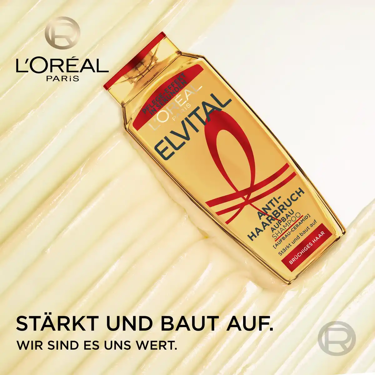 Bild 3 von L’Oréal Paris Elvital Anti-Haarbruch Pflegendes Aufbau-Shampoo, 300 ml